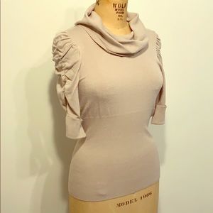 No Boundaries Cowl Neck Knit Top